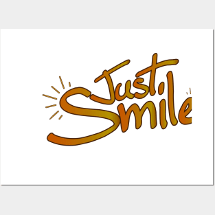 Just a funny smile Posters and Art